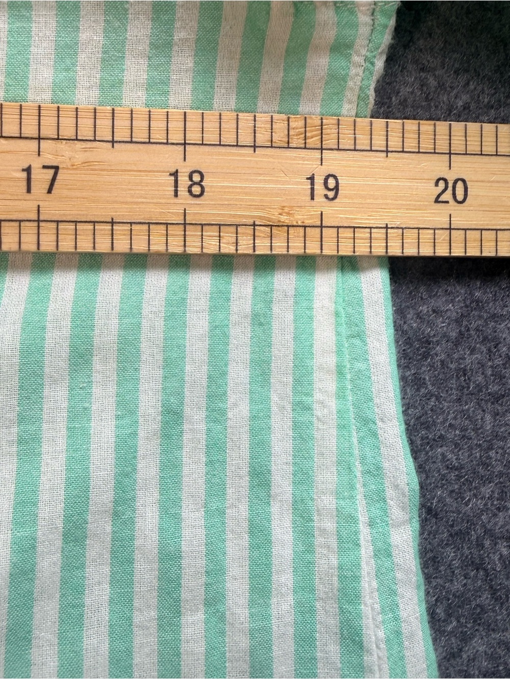 J.Crew Size 8 Mint Green White Stripe Cotton Button Down Shirt Coastal Summer - Picture 7 of 10